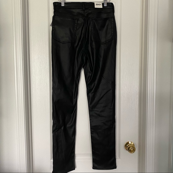 Gap Teen Girls Sky High Coated Black Jeans - Picture 4 of 9